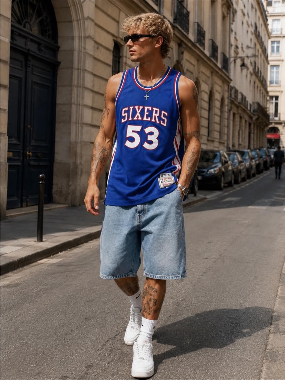 Mitchell & Ness Philadelphia Sixers Darryl Dawkins Jersey *Vintage* 1976-77